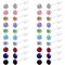 Plastic Earrings,80pcs Colorful Cubic Zirconia Earrings for Gril, medical grade plastic Post earrings for sensitive ears, 3mm stud earrings for women hypoallergenic